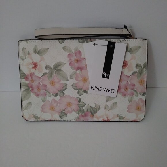Nine West Floral Mini Jardin Wristlet - Picture 9 of 13